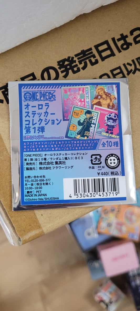 『ONE PIECE』オーロラステッカーコレクション　第１弾tcs