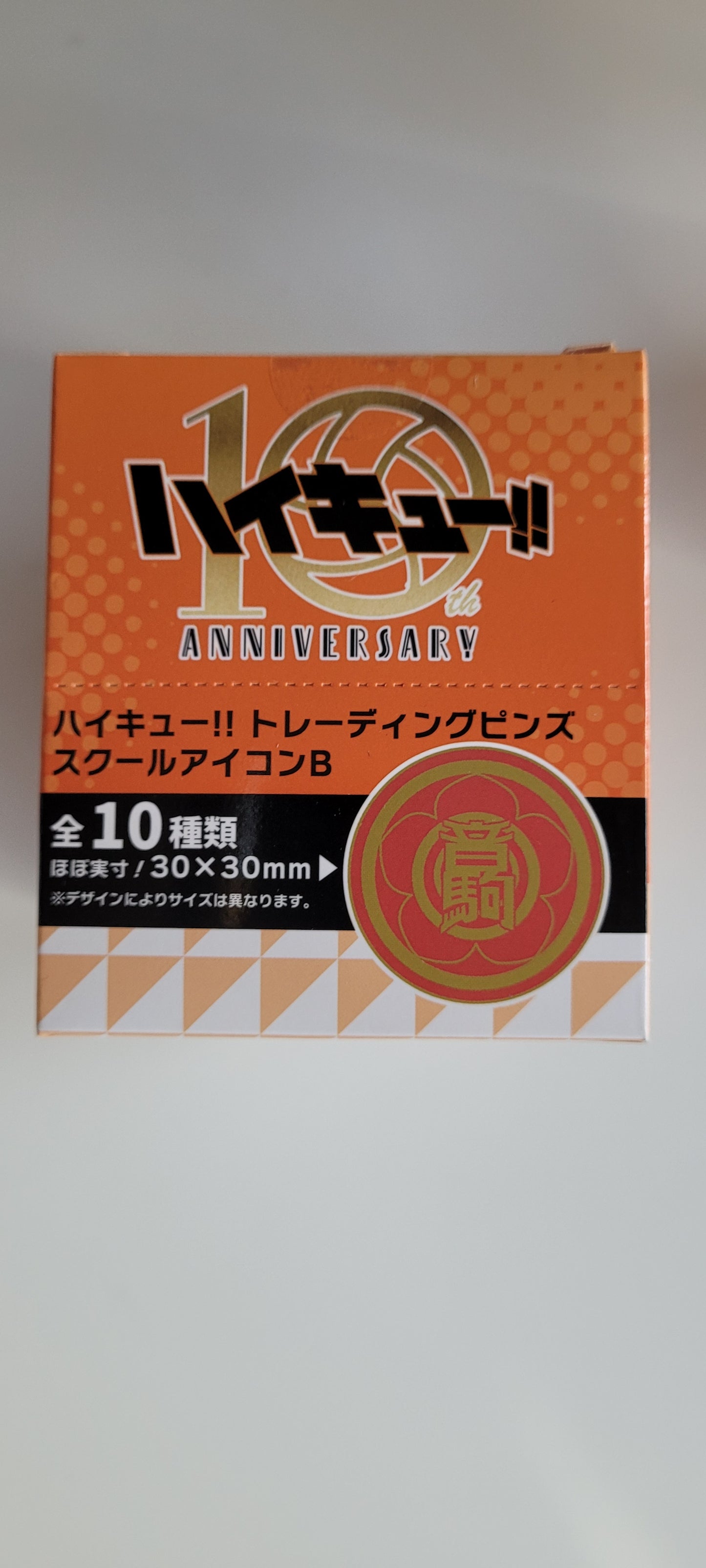 ハイキュー!!アニメ10周年記念展トレーディング缶バッジスクールアイコンB tcb