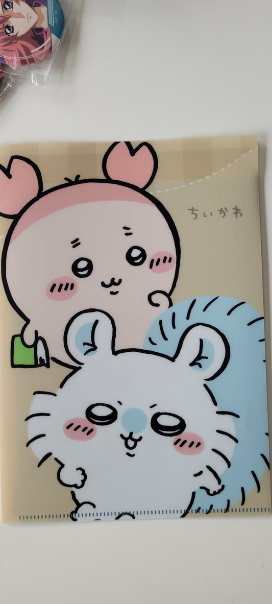 ちいかわ　クリアファイルA5 見開きファイル chikawa file