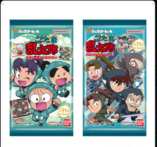 (BANDAI) にふぉるめーしょん 忍たま乱太郎シールウエハースの段