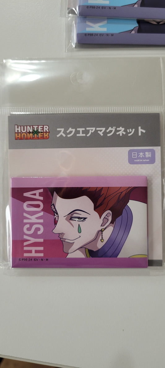 HUNTER×HUNTER　スクエアマグネット　ヒソカ jump shop as.