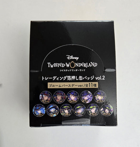 『ディズニー ツイステッドワンダーランド』 トレーディング箔押し缶バッジvol.2 ブルームバースデー