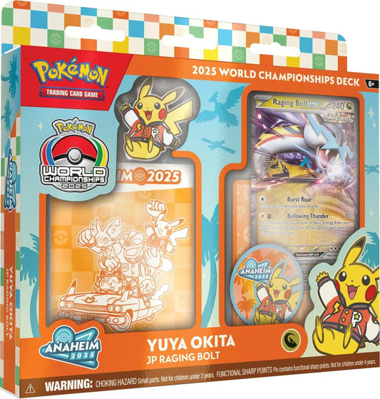 橙色 POKEMON TCG - WORLD CHAMPIONSHIPS DECK 2025 YUYA OKITA JP RAGING BOLT
