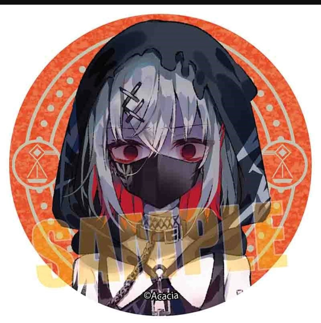 魔法少女ノ魔女裁判 グリッター缶バッジ 紫藤アリサ(IKE)