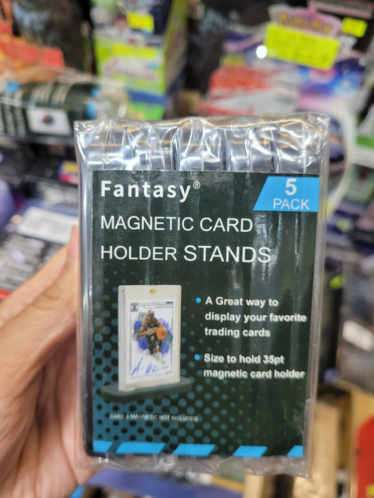 Fantasy MAGNETIC CARD HOLDER STANDS 5pack