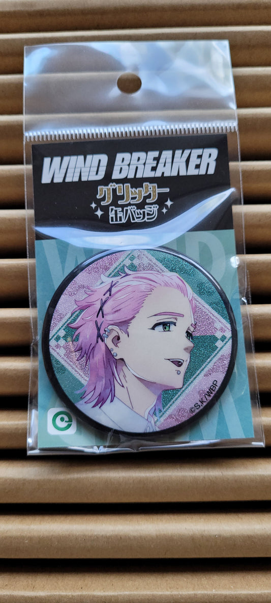 WIND BREAKER グリッター缶バッジ(桐生三輝) tcb