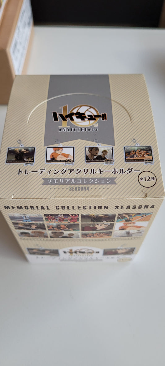 ハイキュー!!アニメ10周年記念展トレーディングアクリルキーホルダーメモリアルコレクションseason4 as.kc.