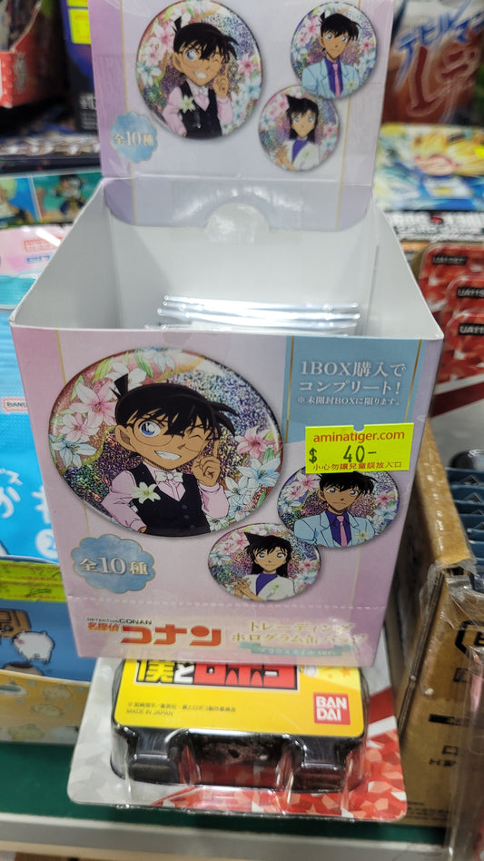 名探偵ｺﾅﾝ ﾄﾚｰﾃﾞｨﾝｸﾞﾎﾛｸﾞﾗﾑ缶ﾊﾞｯｼﾞ ﾌﾞﾗｳｽﾀｲﾙver.