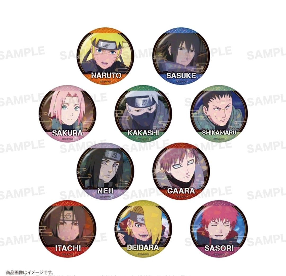 (ｽﾀｰﾏｲﾝ) NARUTO 疾風伝 TD場面写ホログラム缶バッジ