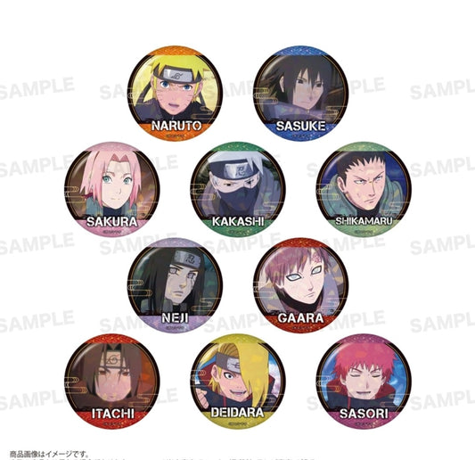 (ｽﾀｰﾏｲﾝ) NARUTO 疾風伝 TD場面写ホログラム缶バッジ