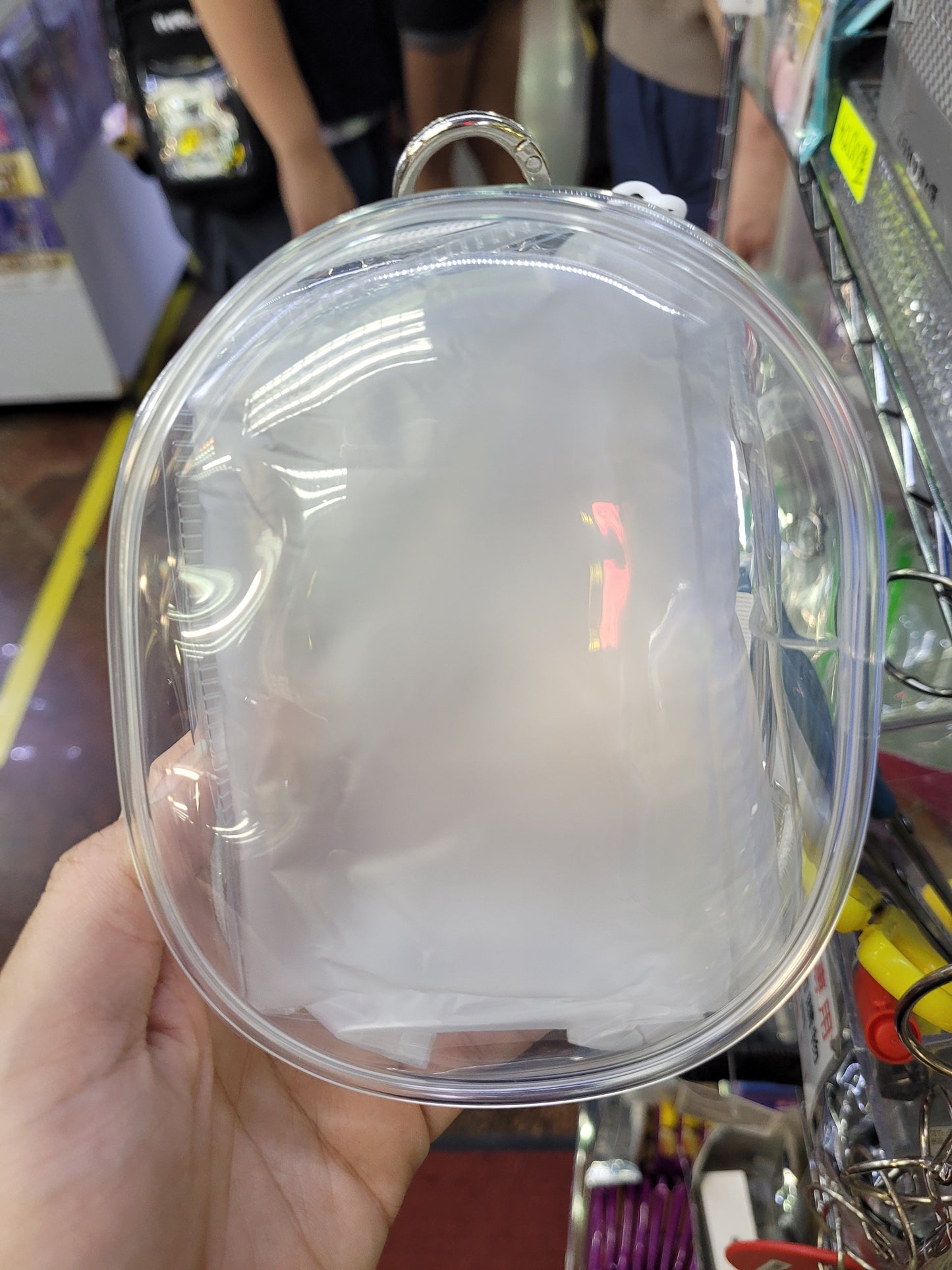 12cm橢圓形娃包(透明)Tas