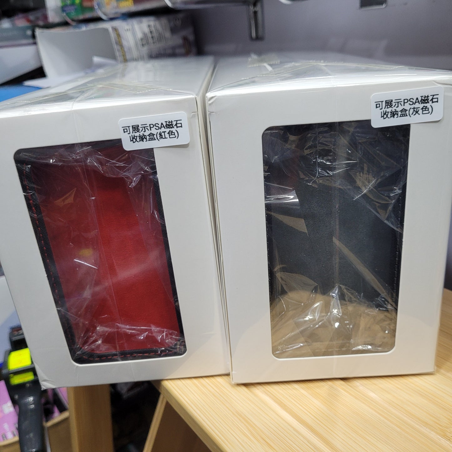 可展示PSA磁石收納盒(有蓋長盒)