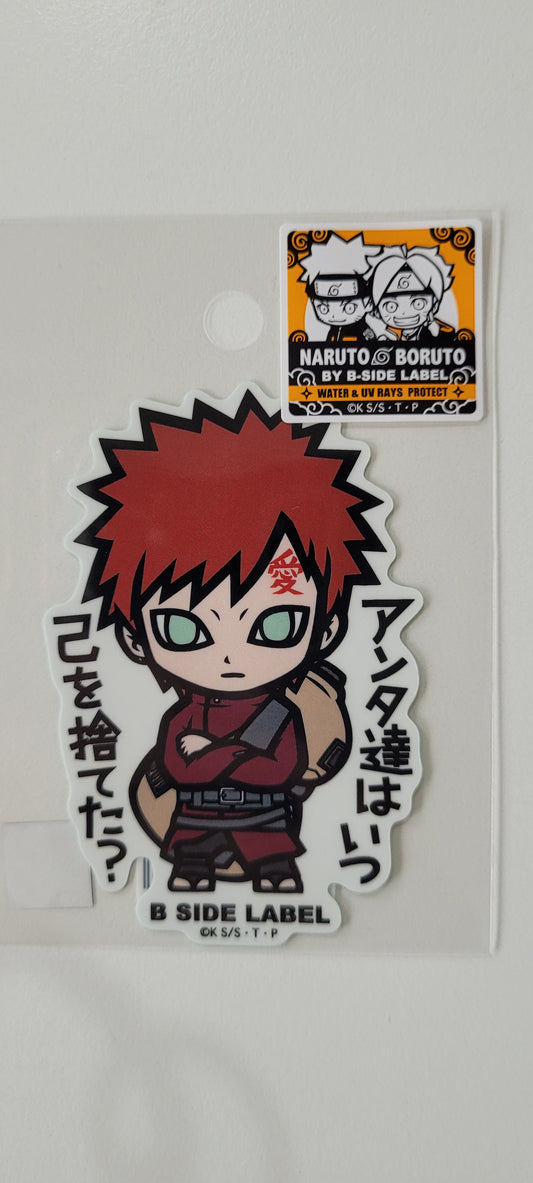 Naruto B-SIDE STICKER 我愛羅
