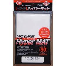 (KMC) Hyper Mat カードバリアー ハイパーマット (ホワイト) [66×91mm]〔80枚入〕