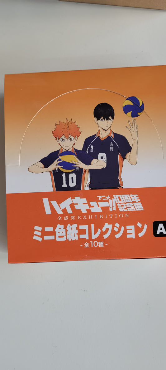 ハイキュー!!アニメ10周年記念展 全感覚EXHIBITION ミニ色紙コレクションA tcs