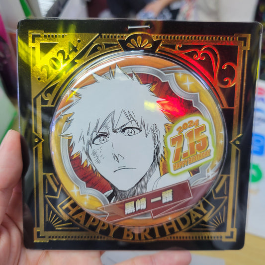 『BLEACH』バースデイ缶バッジ　黒崎一護