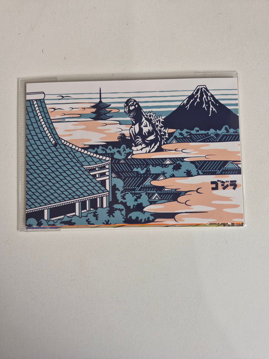 ゴジラ ポストカード 5枚セット JAPANESE ART Y  (池袋)