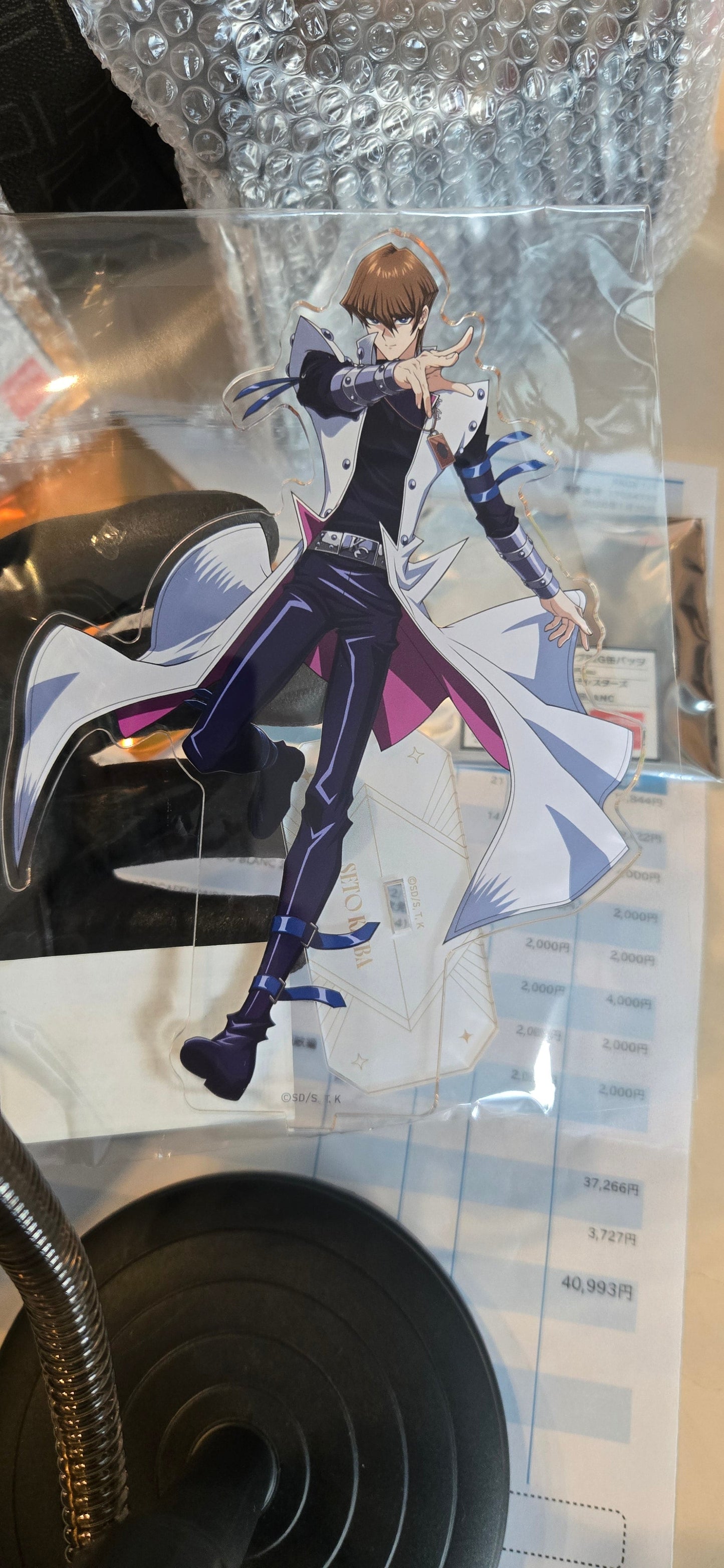 遊☆戯☆王デュエルモンスターズ×コラボカフェ本舗BLANC （強敵編）等身アクリルスタンド（海馬瀬人）