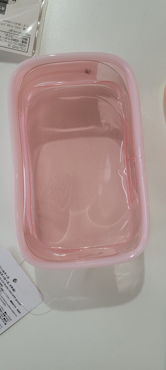 痛包bags ミニビニールケース アプリコットピンク