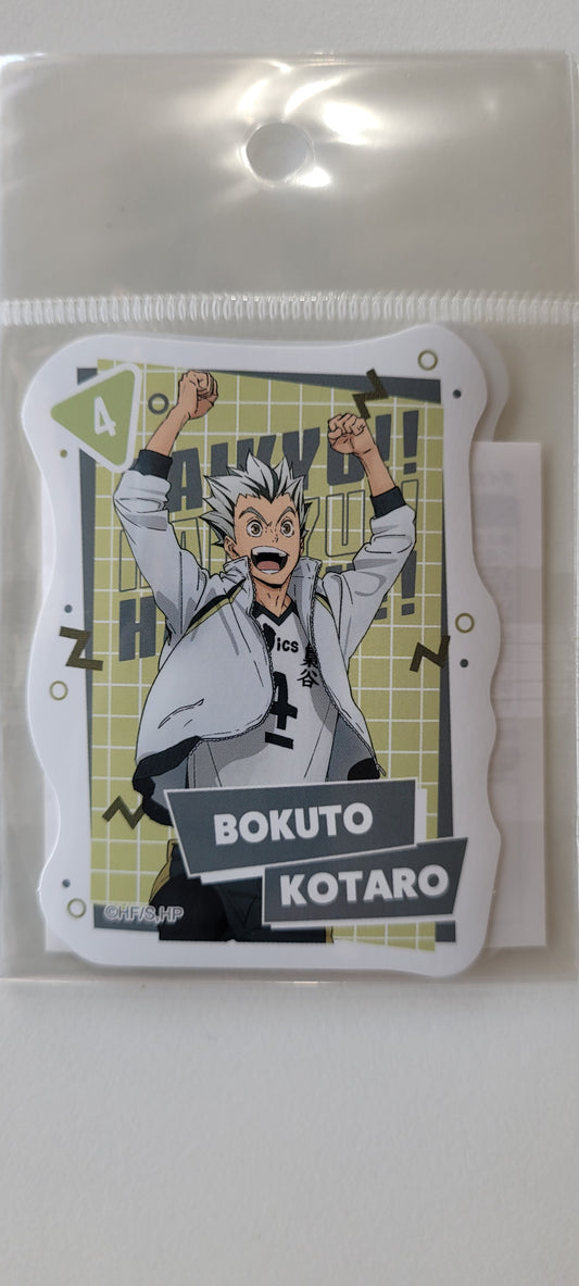 ハイキュー!!アニメ10周年記念展 全感覚EXHIBITION ダイカットステッカー<10周年記念展描き下ろし 木兎光太郎> tcs sticker