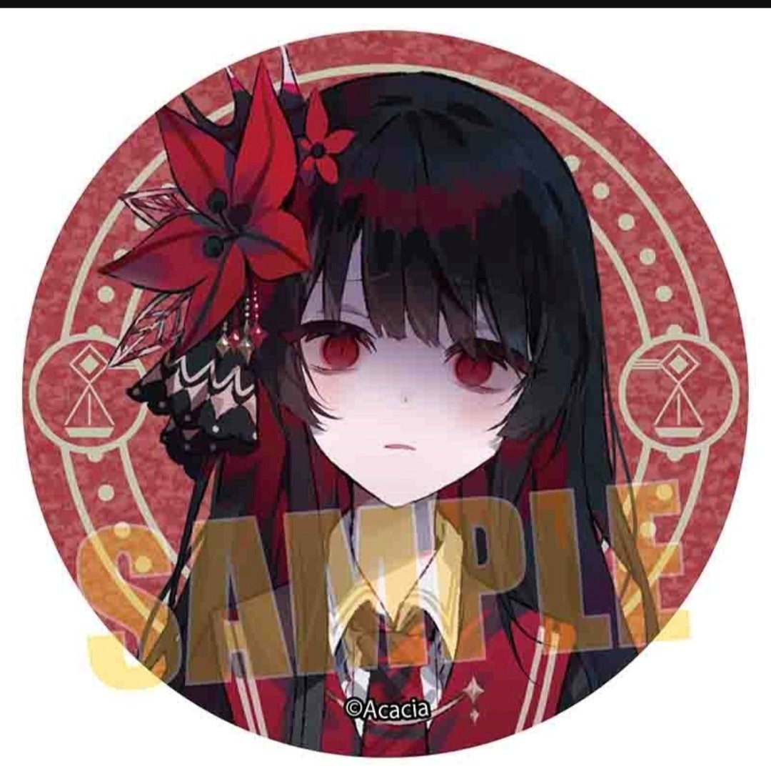 魔法少女ノ魔女裁判 グリッター缶バッジ 二階堂ヒロB (IKE)