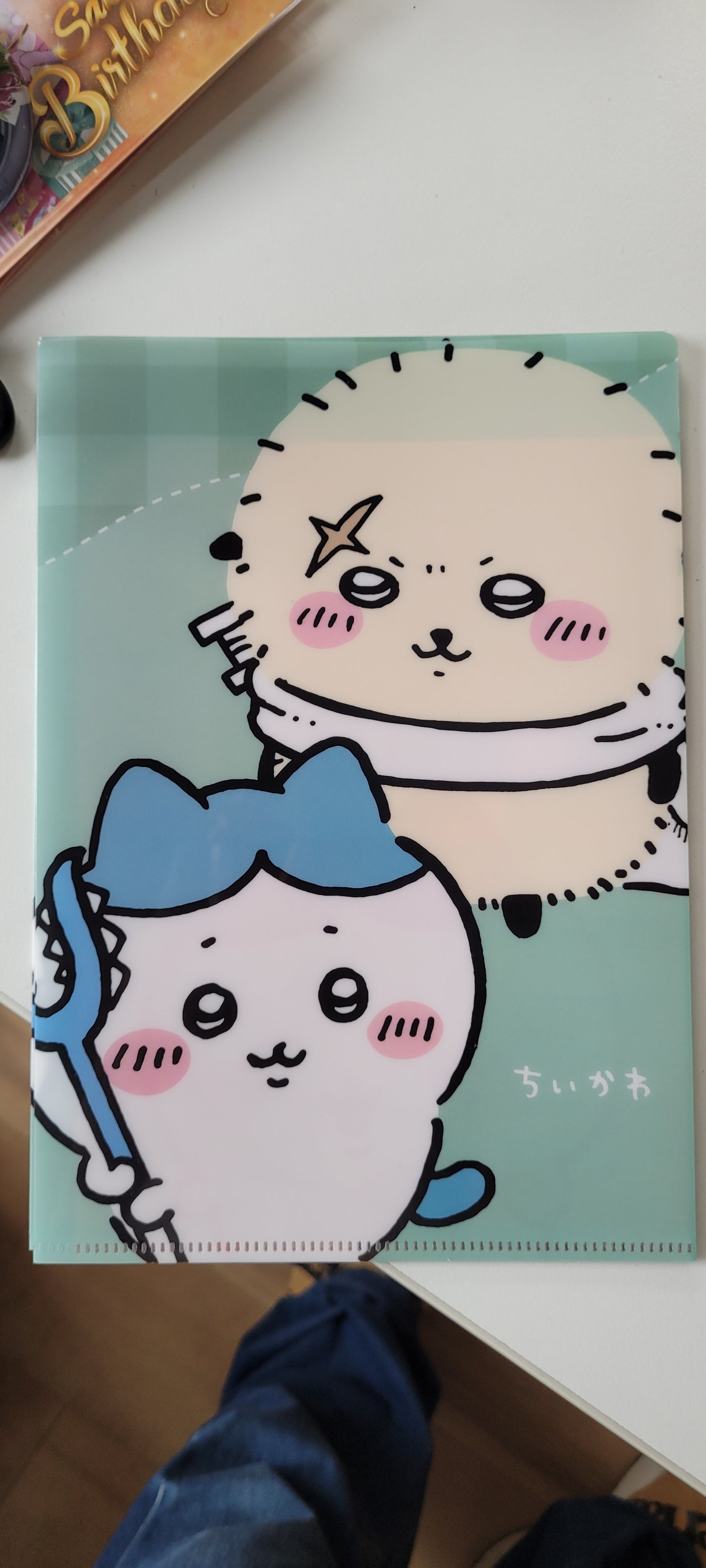 ちいかわ　クリアファイルA5 見開きファイル chikawa file