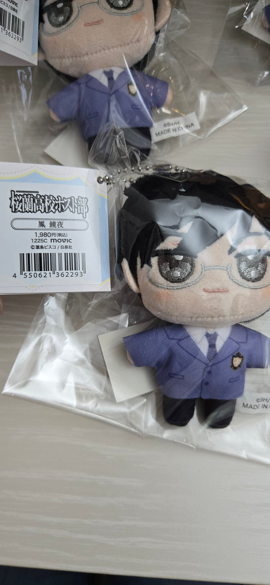 櫻蘭高校ホスト部 ぬいパル（ぬいぐるみマスコット）鳳 鏡夜 毛公仔掛飾 / Ouran High School Host Club Kyoya Ootori Plush Mascot池袋