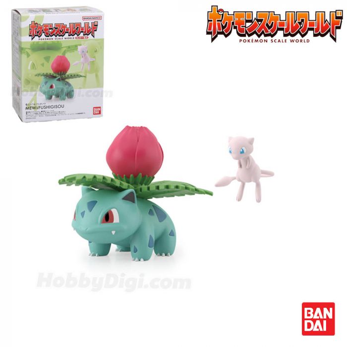 Bandai 食玩 - Pokemon Scale World 關都地區 套裝 (No.4 夢夢 & 奇異草)