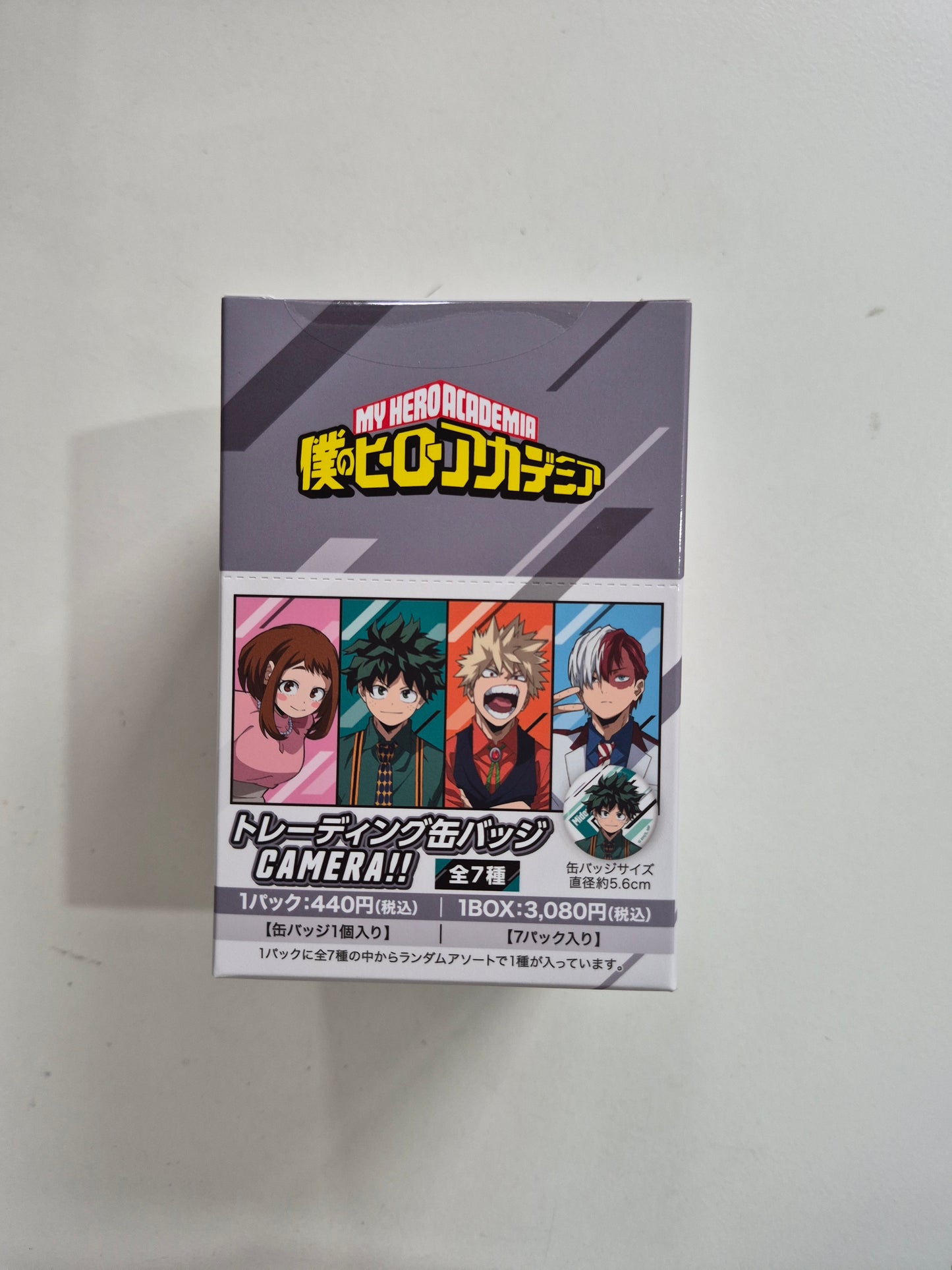僕のヒーローアカデミア トレーディング缶バッジ／CAMERA!! (池袋)