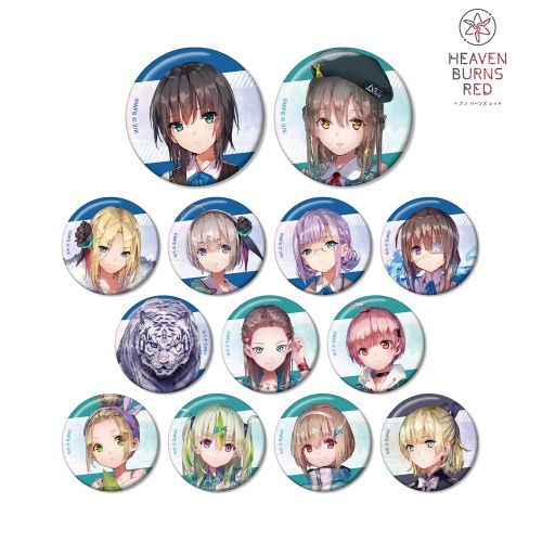 ヘブンバーンズレッド トレーディング 缶バッジ ver.B