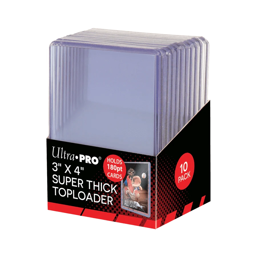 Ultra Pro: 3" x 4" Toploader 10ct - Super Thick, 180pt