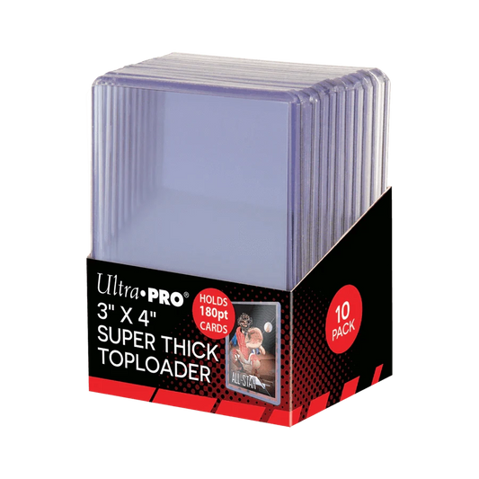 Ultra Pro: 3" x 4" Toploader 10ct - Super Thick, 180pt