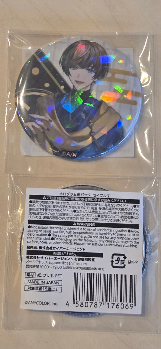 ホログラム缶バッジ セイブル①，池袋