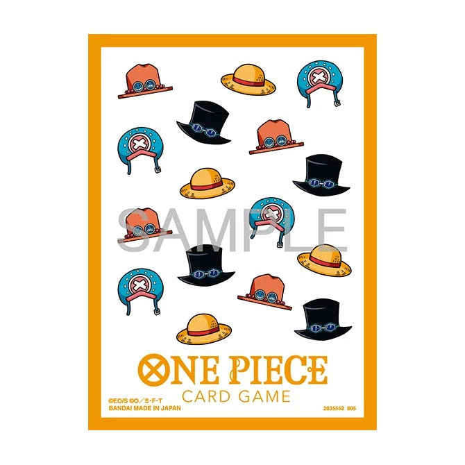 ＯＮＥ　ＰＩＥＣＥカードゲーム　オフィシャルカードスリーブ１３　Ｃ：帽子総柄