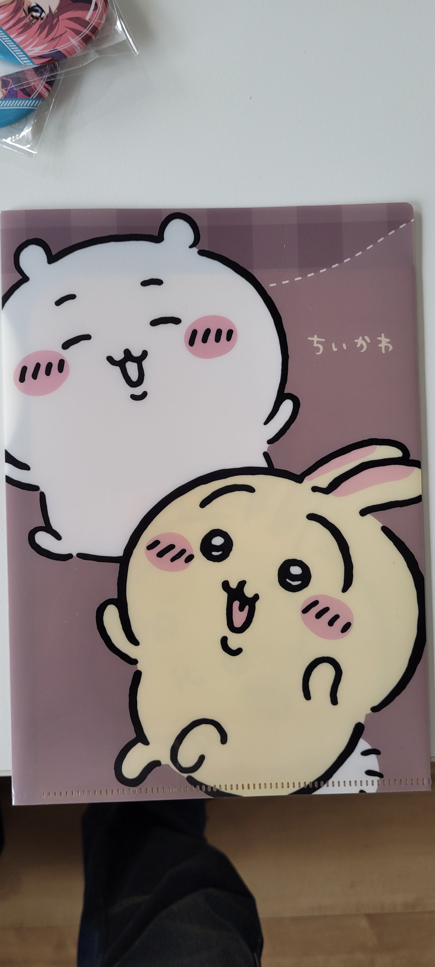 ちいかわ　クリアファイルA5 見開きファイル chikawa file