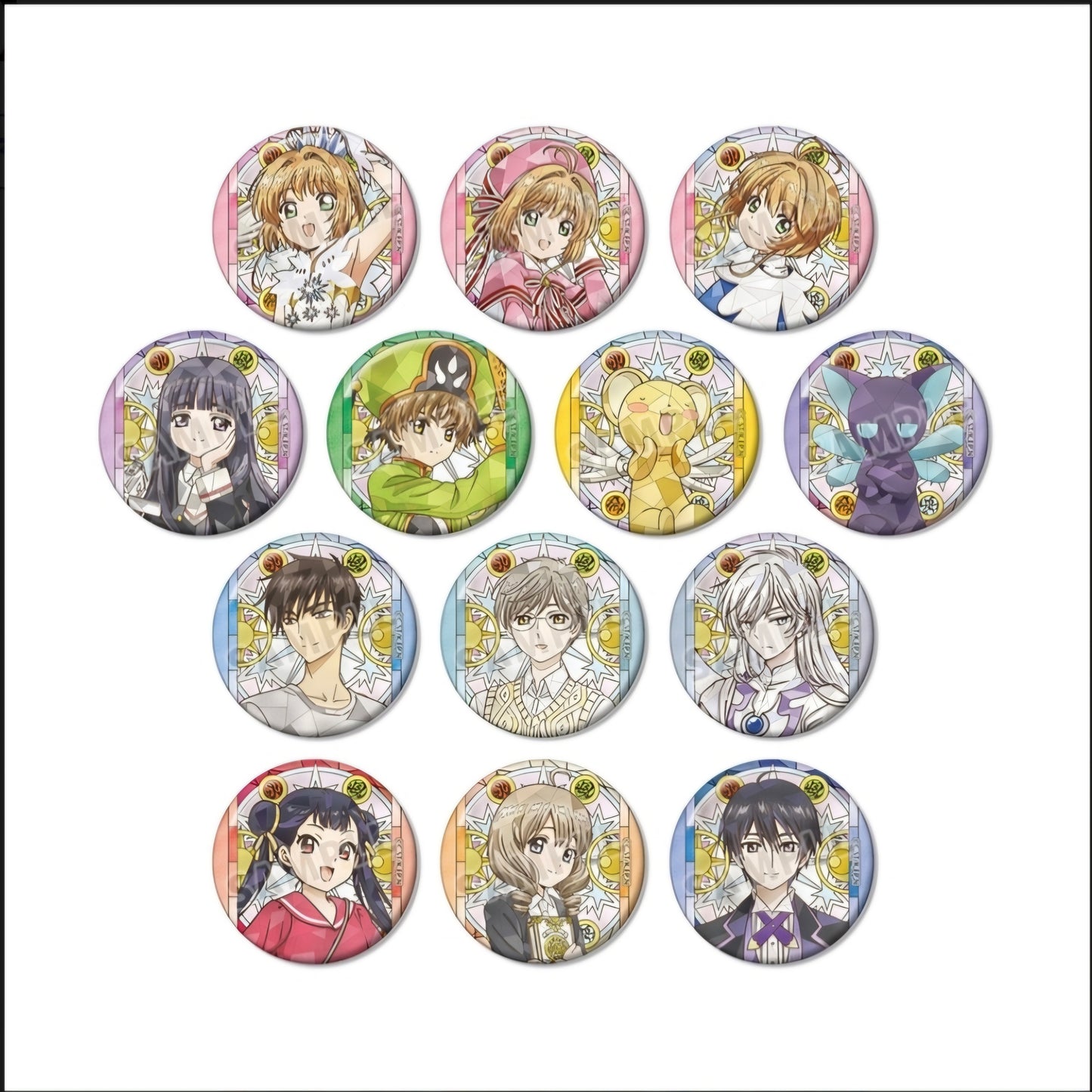 (ｱﾙﾏﾋﾞｱﾝｶ) CCさくら ｸﾘｱｶｰﾄﾞ編 TD Aure Glass 缶ﾊﾞｯｼﾞ