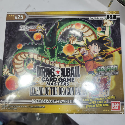 Super Dragoball card game masters LEGEND OF THE DRAGON BALLS B25