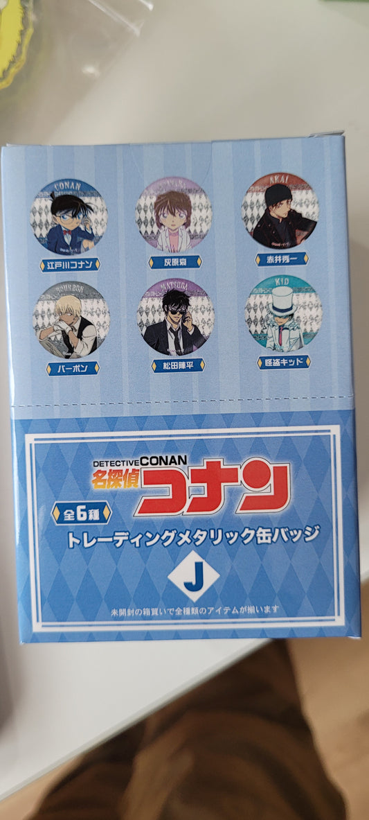 名探偵コナン TDメタリック缶バッジ J BOX tcb柯南event tcb J