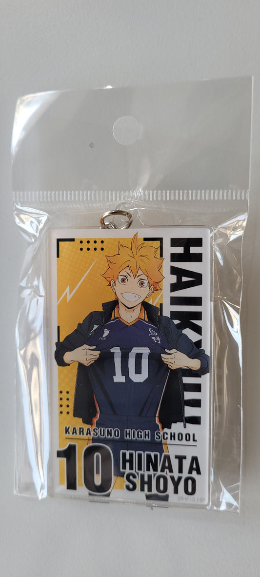 ハイキュー!!アニメ10周年記念展 全感覚EXHIBITION アクリルキーホルダー<10周年記念展描き下ろし 日向翔陽> as. kc.