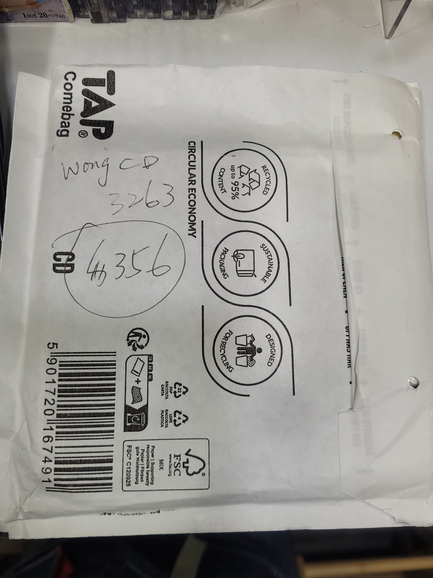 CD WONG $356+1388