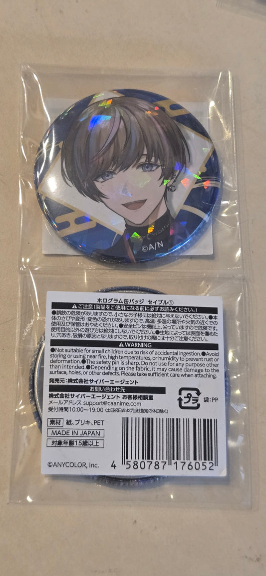 ホログラム缶バッジ セイブル，池袋