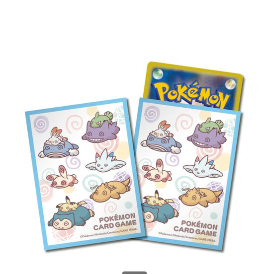 ポケモンカードゲーム デッキシールド ちからつきた【ブルー】(池袋)