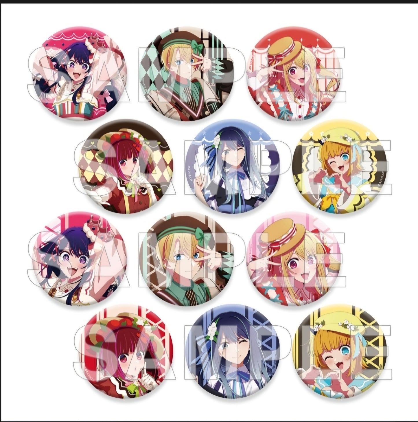 (KADOKAWA) 【推しの子】 ﾄﾚｰﾃﾞｨﾝｸﾞ缶ﾊﾞｯｼﾞ ｶﾗﾌﾙver. PACK
