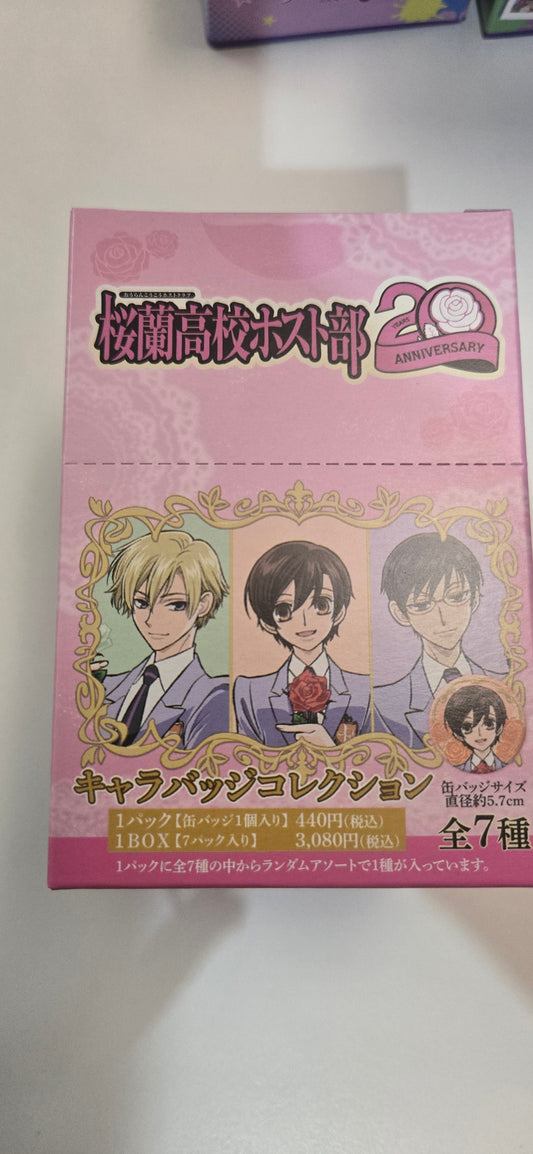 桜蘭高校ホスト部 20周年記念 キャラバッジコレクション | 20 Anniversary Character Badge Collection | 20 週年紀念徽章收藏包池袋