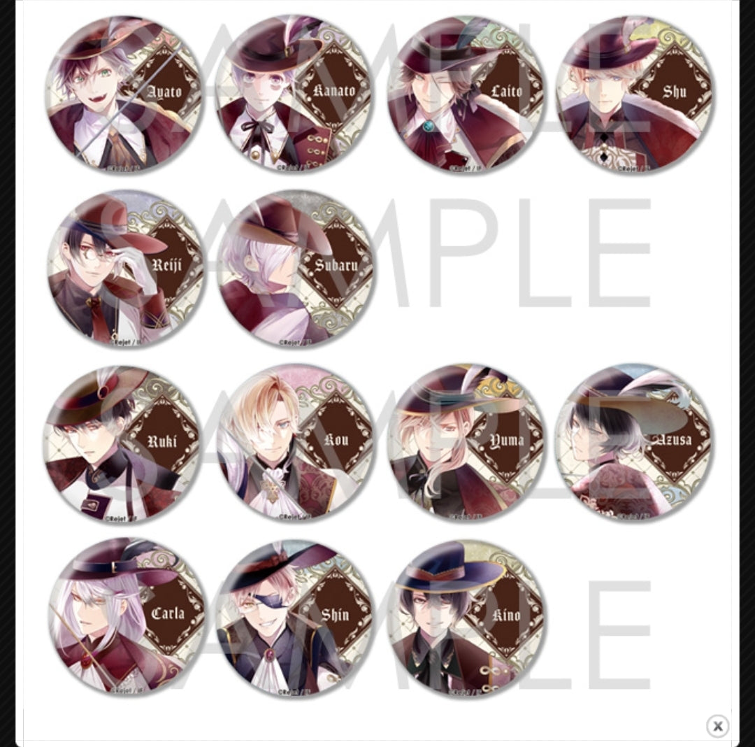 DIABOLIK LOVERS Bloody 13 Knights ビッグ綶バッジ