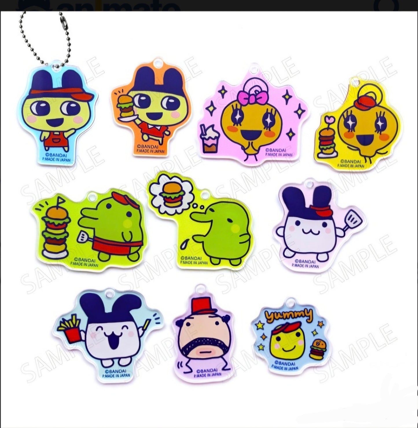たまごっち ウェルカムバーガー アクリルキーホルダー (IKE)