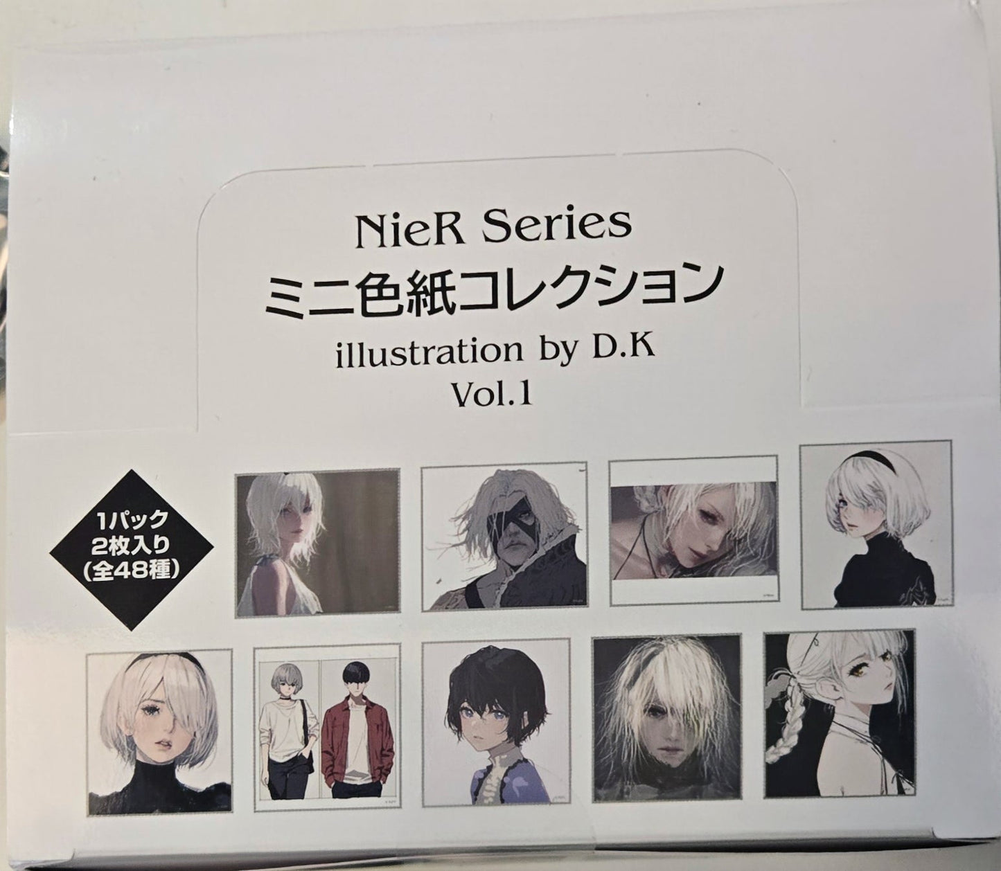 NieR Series 迷你色紙收藏品 illustration by D.K Vol.1 (一盒內含2枚全48種)池袋