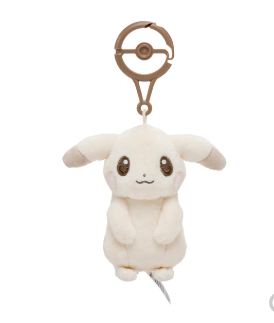 カラビナ付きマスコット ぽこ あ ポケモン ピカチュウ（うすいろ）IKE