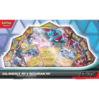 Pokemon Salamence ex & Reshiram ex Premium Collection Box