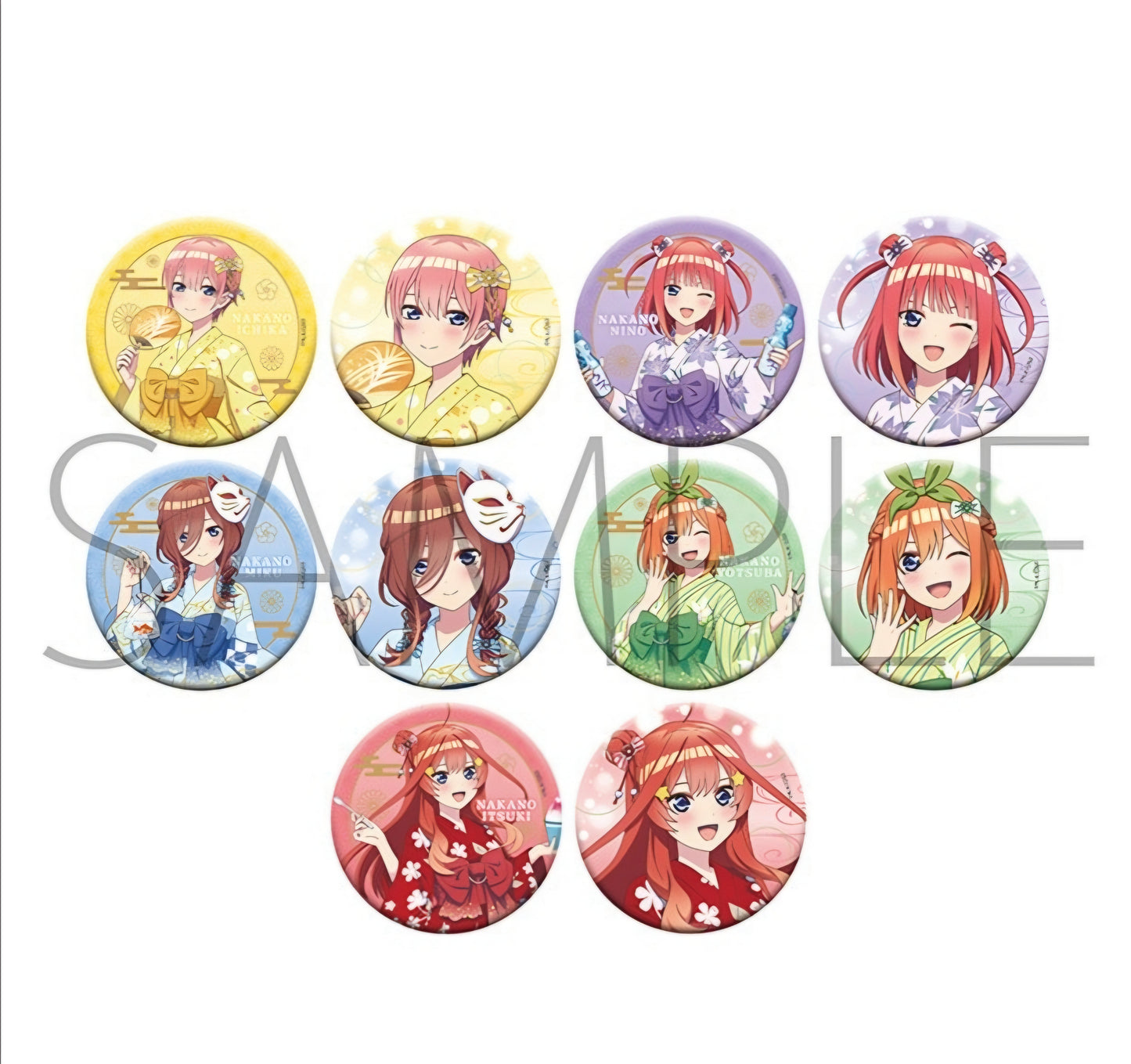 (MOVIC) 五等分の花嫁＊ ホロキャラバッジコレクション